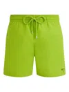 Vilebrequin Mens Lime Moorea Graphic-print Swim Shorts In Green
