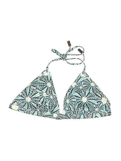 Pre-owned Vilebrequin Swimsuit Top Blue Paisley Pattern Swimwear