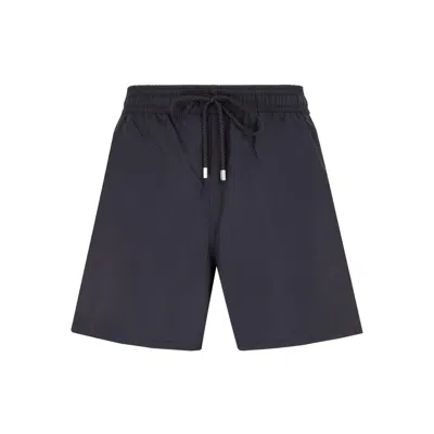 Vilebrequin Plain-coloured Beach Shorts In Black