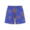 Vilebrequin Mens Marrakech Moorea Graphic-print Swim Shorts In Blue
