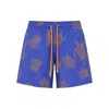 Vilebrequin Mens Marrakech Moorea Graphic-print Swim Shorts In Blue