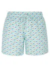 Vilebrequin Micro Ronde Des Tortues Rainbow Stretch Short Swim Shorts In Blue