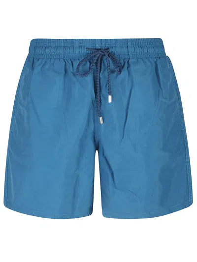 Vilebrequin Logo-patch Swim Shorts In Blue