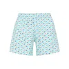 Vilebrequin Micro Ronde Des Tortues Rainbow Stretch Short Swim Shorts In Multicolour