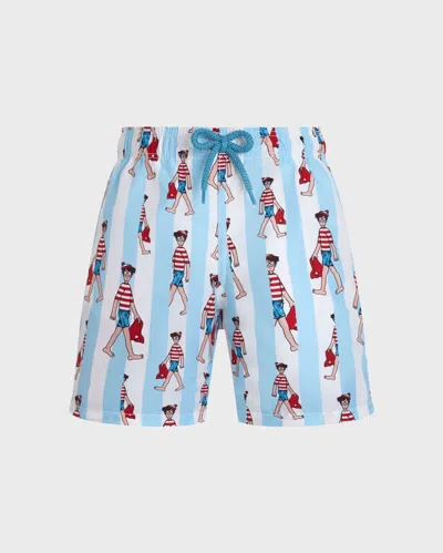 Vilebrequin Kids' Bademode In Weiss