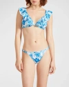 VILEBREQUIN TAHITI FLOWERS FLUTTER BIKINI TOP