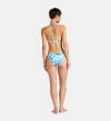 Vilebrequin Tahiti Flowers Halter Bikini Top In Blanc