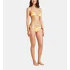 Vilebrequin Tahiti Flowers Mini Brief Bikini Bottom In Maïs