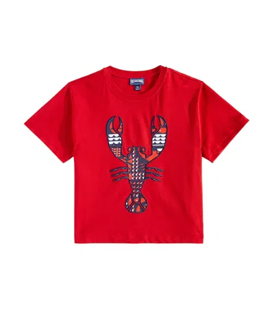 Vilebrequin Kids' Tarick Printed Cotton Jersey T-shirt In Moulin Rouge
