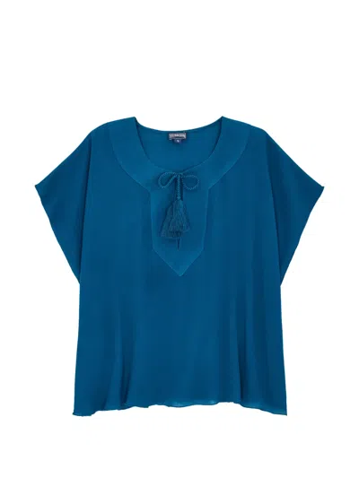 Vilebrequin Tassels Blouse In Blue