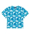 Vilebrequin Teddy Printed Cotton T-shirt In Bleu Hawai