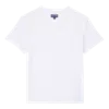 Vilebrequin Mens Blanc Portisol Turtle-motif Cotton T-shirt In White