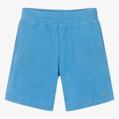 Vilebrequin Teen Boys Blue Cotton Towelling Shorts
