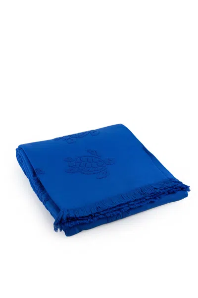 Vilebrequin Telo Mare In Cotone Santah Blu