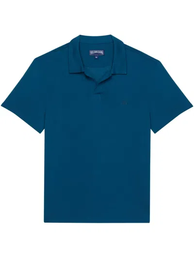 Vilebrequin Tencel T-shirt In 蓝色