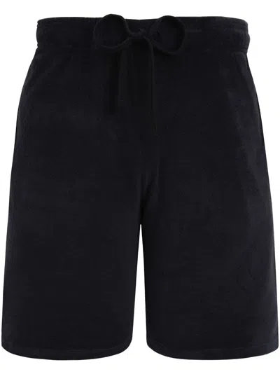 Vilebrequin Terry Bermuda Shorts In Black