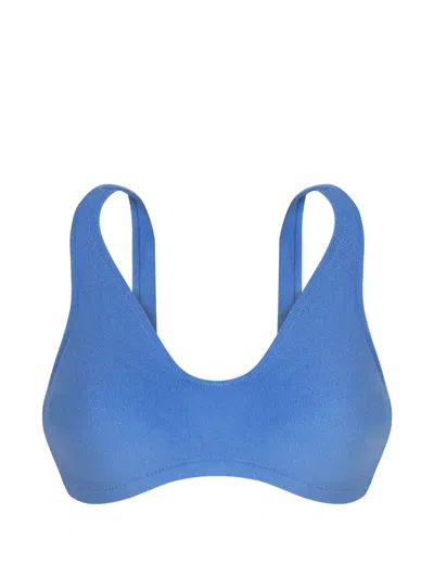 Vilebrequin Terry Bikini Top In Blue