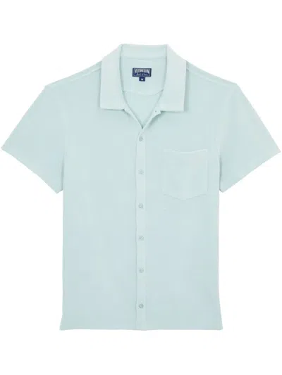 Vilebrequin Terry Bowling Shirt In Blue
