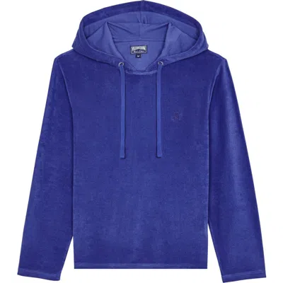 Vilebrequin Terry Long Sleeve Hooded T-shirt In Marrakech
