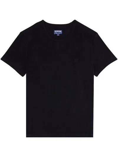 Vilebrequin Terry Plain T-shirt In Black