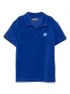 Vilebrequin Towelling Embroidered Polo Shirt In Blue