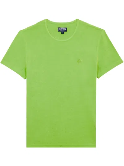 Vilebrequin Terry T-shirt In Green