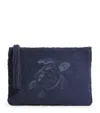 Vilebrequin Terry Turtle Polette Pouch In Navy