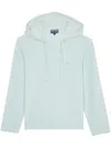 Vilebrequin Terry Long Sleeve Hooded T-shirt In Blue