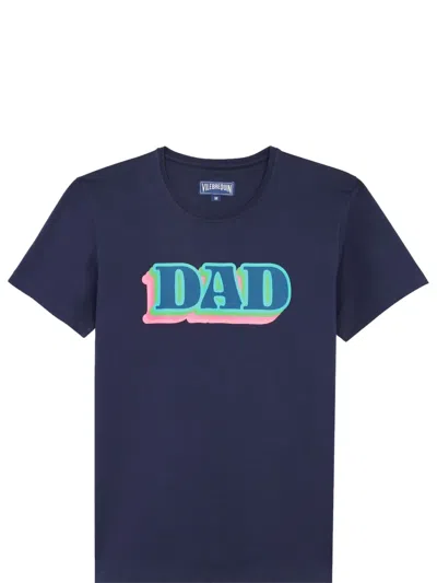 Vilebrequin Text-print T-shirt In Blue