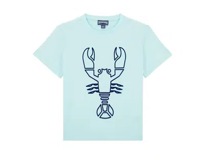 Vilebrequin Thomy Lobster Flocked T-shirt (toddler/little Kids/big Kids) Boy's T Shirt Thalassa : 2 Years, Cotto In Blue