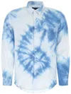 VILEBREQUIN TIE-DYE PRINT SHIRT