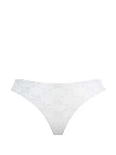 Vilebrequin Tortoise Detail Bikini Bottom In White
