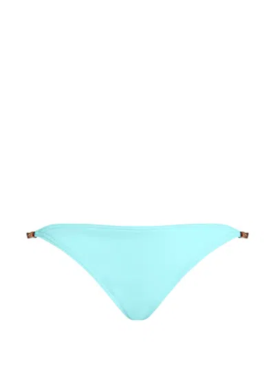 Vilebrequin Tortoiseshell Detail Bikini Bottom In Blue