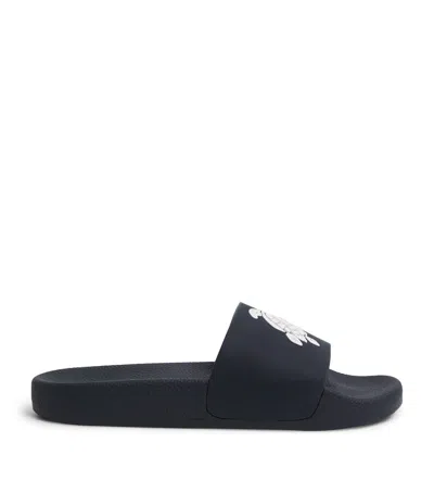 Vilebrequin Tortue Slides In Blue
