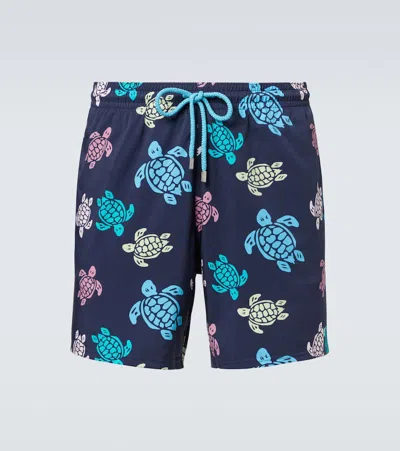 Vilebrequin Tortues Multicolores Swim Trunks In Blue
