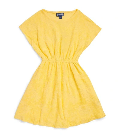 Vilebrequin Kids' Towelling Dress (2-14 Years) In Yellow
