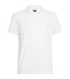 Vilebrequin Mens Blanc Phoenix Terry Cotton-blend Polo Shirt In White