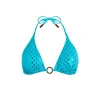 Vilebrequin Triangle Bikini Top Relief Sparkling In Blue