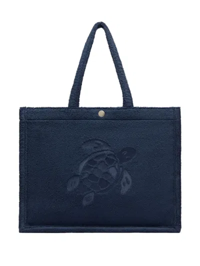 Vilebrequin Turtle Strandtasche In Blau