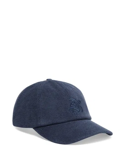 Vilebrequin Turtle-embroidered Cap In Blau