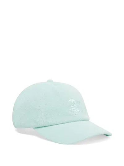 Vilebrequin Terry Solid Cap In Pacific Blue