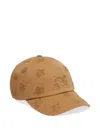 Vilebrequin Turtle-embroidered Cap In Brown