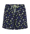 Vilebrequin Turtle Embroidered Mistral Swim Shorts In Blue