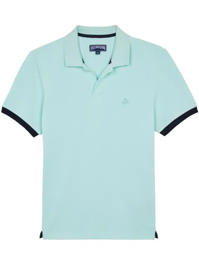 Vilebrequin Turtle-embroidered Polo Shirt In Blue