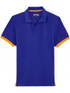 Vilebrequin Turtle-embroidered Polo Shirt In Blue