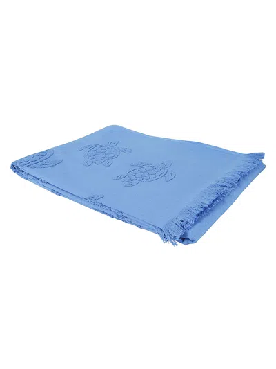 Vilebrequin Turtle Embroidered Towel In Palace
