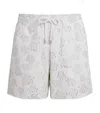 Vilebrequin Turtle Jacquard Moopea Swim Shorts In White