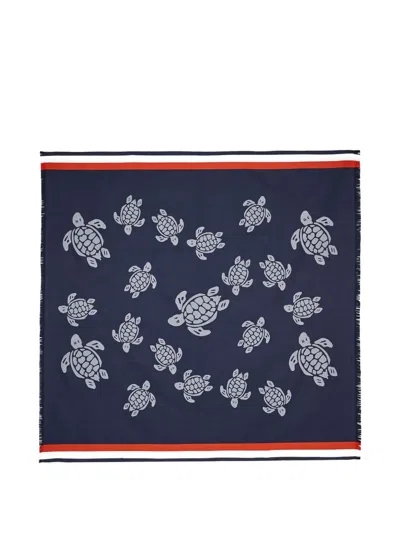 Vilebrequin Turtle-motif Beach Towel In Brown