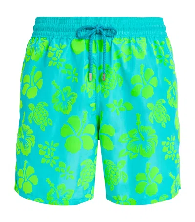 VILEBREQUIN TURTLE PRINT MAHINA SWIM SHORTS