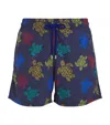 Vilebrequin X Falke Moorea Printed Swim Trunks In Navy